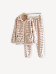 Ensemble pyjama côtelé | Femme Rose / M