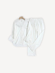 Ensemble pyjama velours | Femme Blanc / M