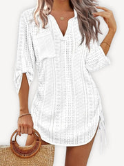 Poncho de plage | Femme Blanc / S