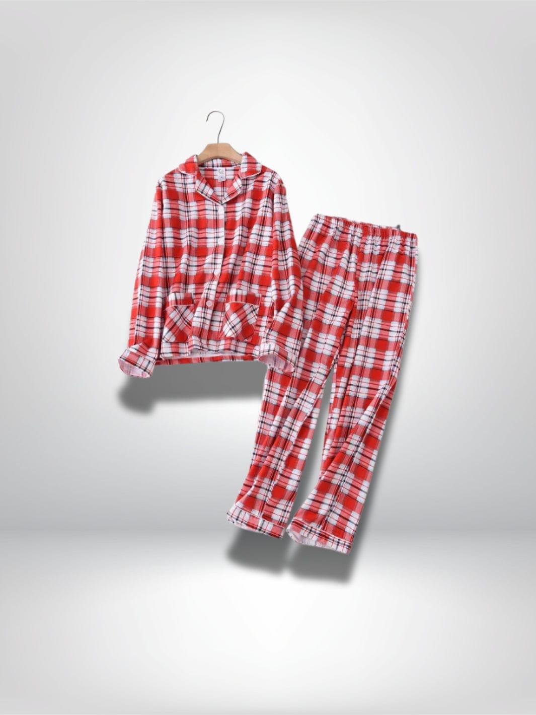 Pyjama carreaux rouge femme | RedPlaid Rouge / S