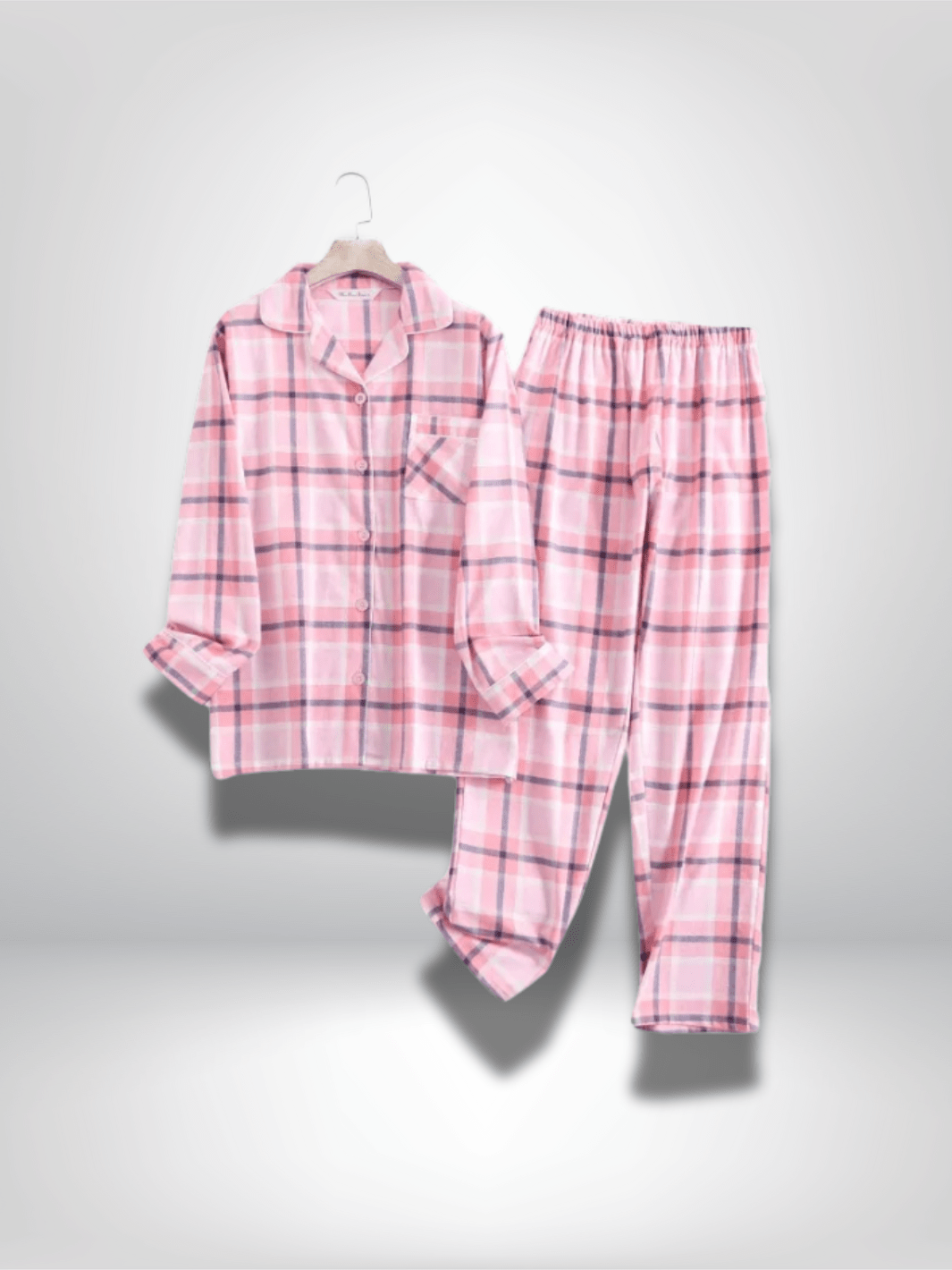 Pyjama femme | Carreaux Rose et rouge / S