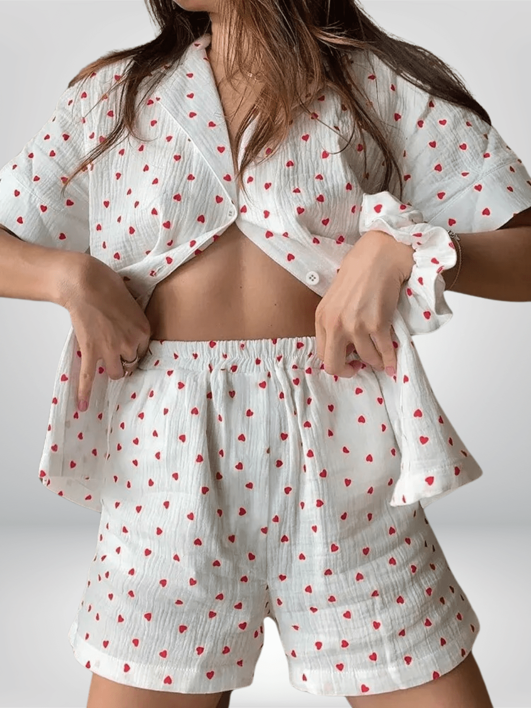 Pyjama femme | Coeur rouge