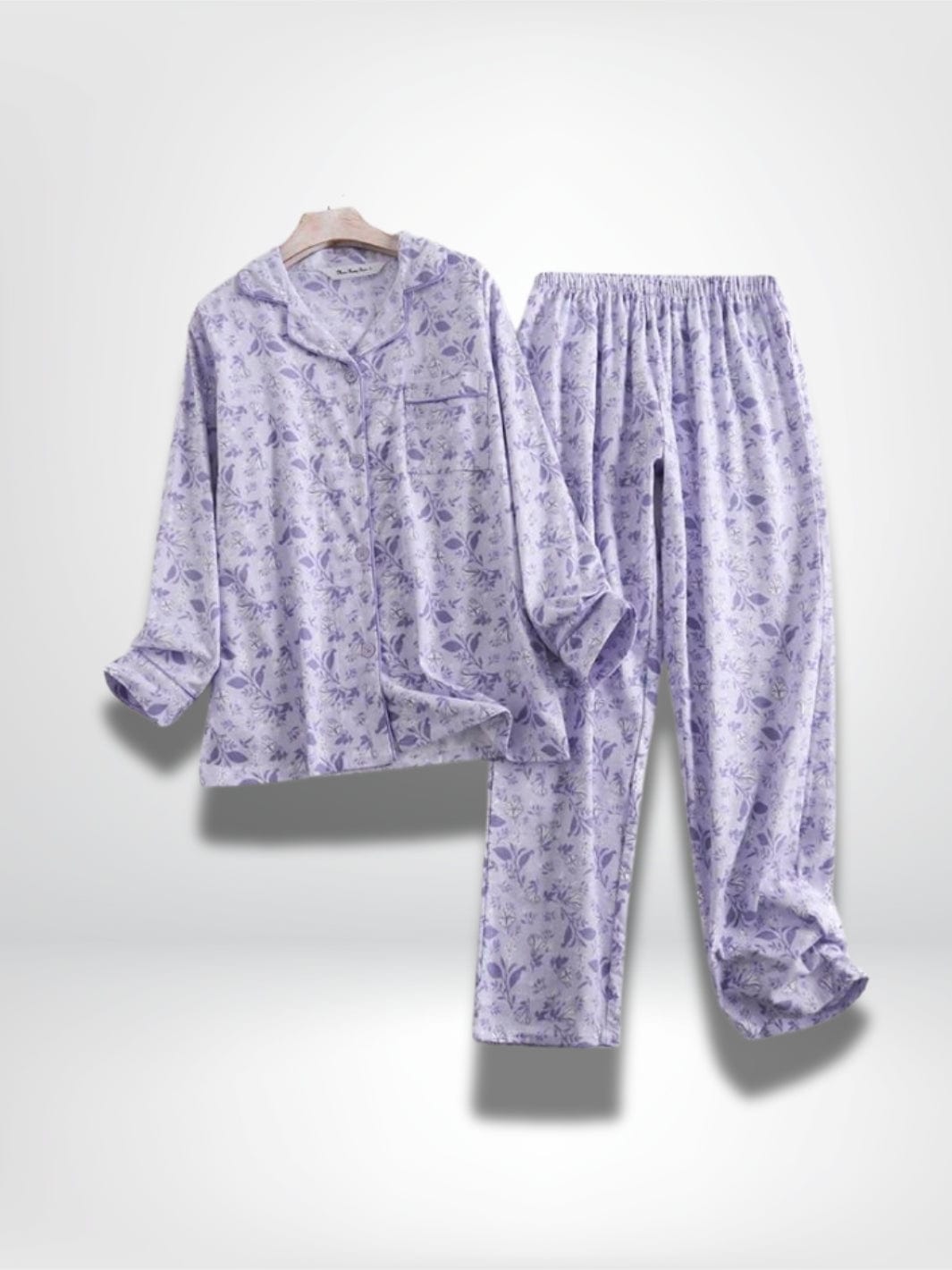 Pyjama femme satin rose à rayure