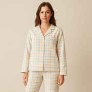 Pyjama flanelle carreaux | Femme