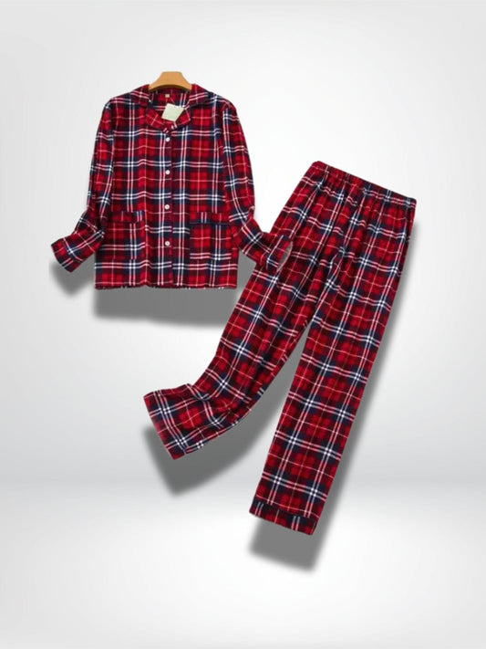 Pyjama flanelle rouge | RED