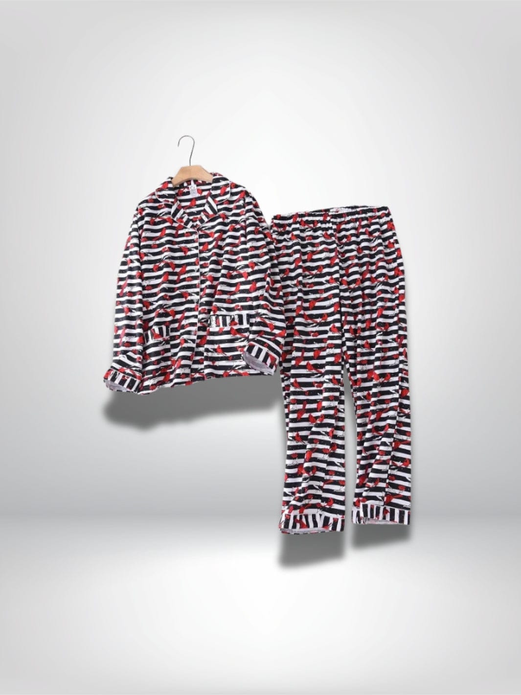 Pyjama rayé | Femme Rouge / S