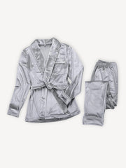 Pyjama velours | Deux pièces Gris / S